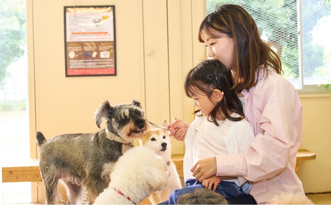 楽しむ親子の様子