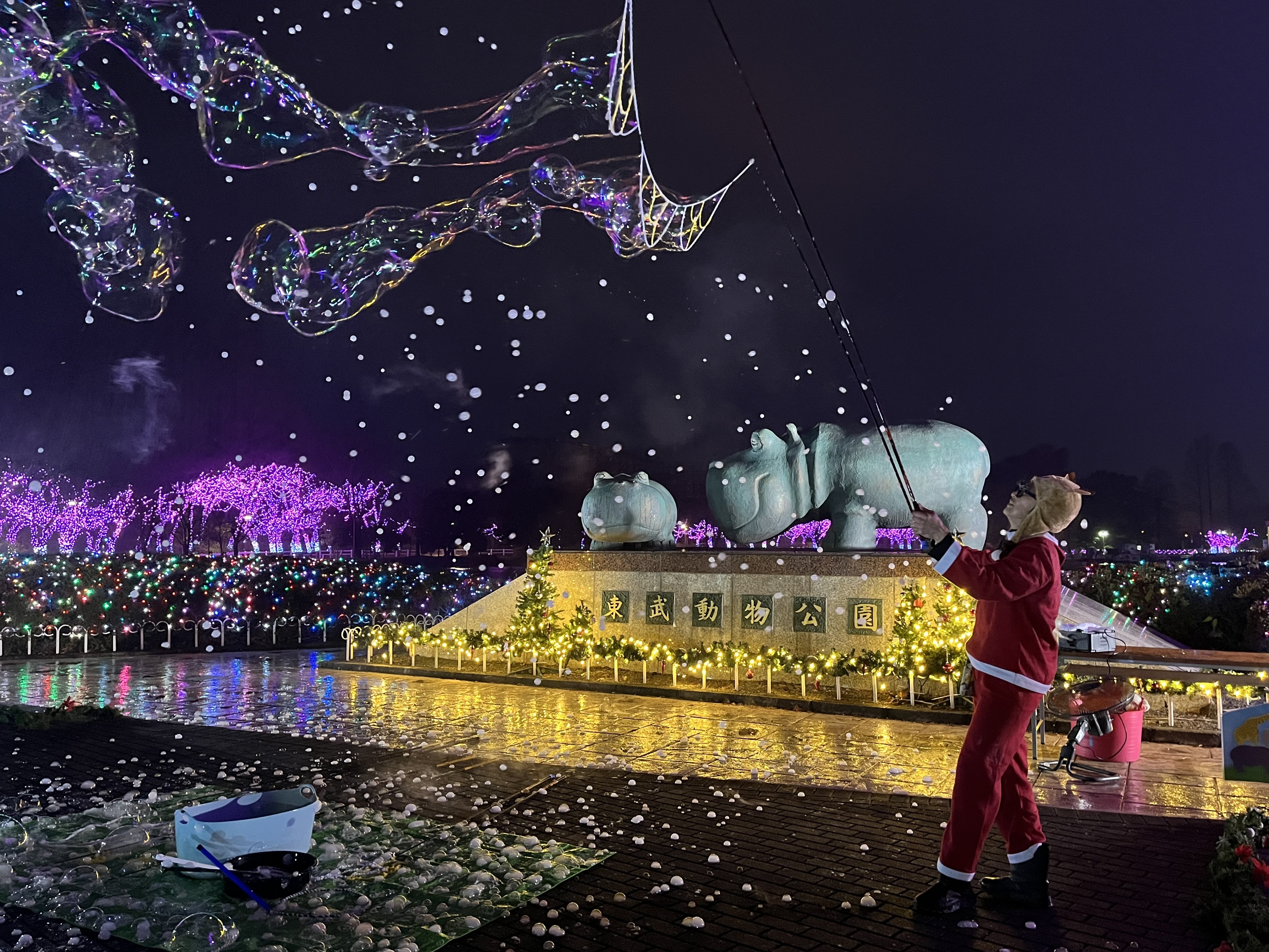 しゃぼん玉パフォーマンス