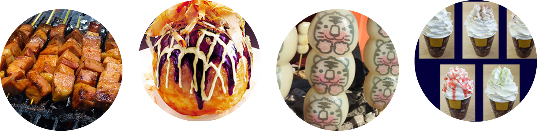 ナイト営業でのフードなどの画像